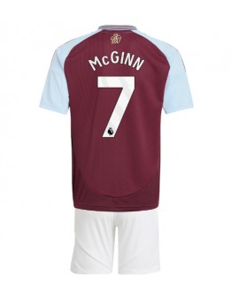 Aston Villa John McGinn #7 Dječji Domaci Dres kompleti 2024-25 Kratak Rukavima (+ kratke hlače)